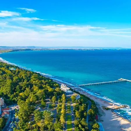 Cosy Sea View With Terrace 2 Min From Lazur Apartament *